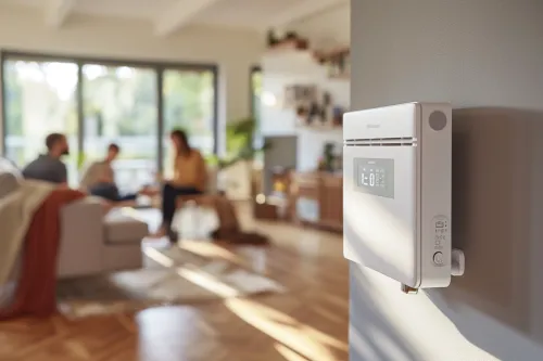 Schéma explicatif détaillé du fonctionnement des radiateurs à eau dans une installation de chauffage central domestique