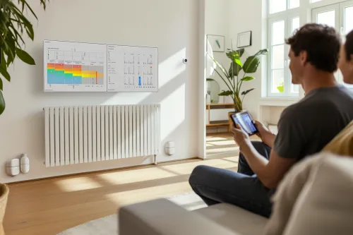 Comparatif visuel mettant en évidence les différences de fonctionnement entre radiateur à inertie, panneau rayonnant et convecteur électrique moderne