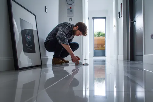Technicien CVC inspectant des radiateurs et bouches d’air pour résoudre des zones froides et rétablir un confort thermique homogène dans un logement