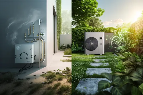 Analyse de l’impact environnemental d’un bâtiment, détaillant émissions de CO2, consommation d’énergie et amélioration mesurable du confort thermique intérieur