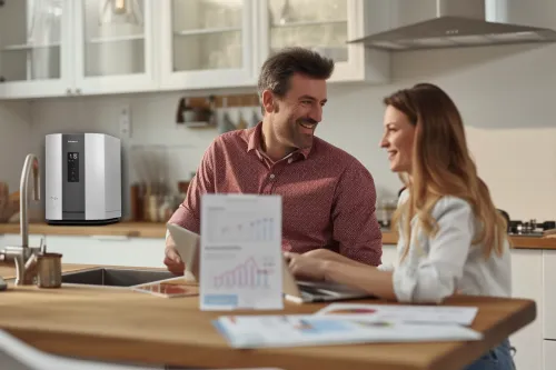 Installation de chauffage au bois avec calcul du retour sur investissement sur plusieurs années