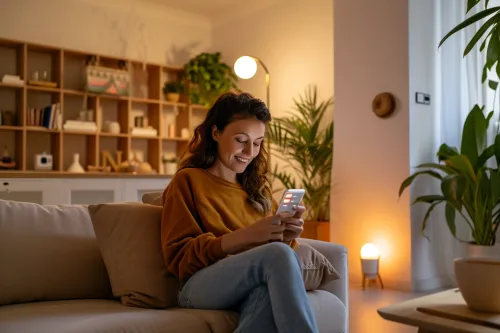 Système de thermostat connecté gérant la température de plusieurs pièces indépendamment