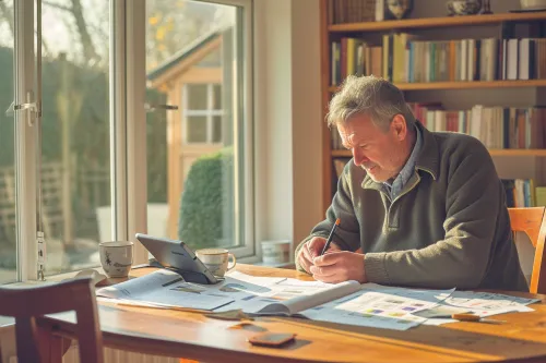 Technicien qualifié procédant à l'installation d'une chaudière à granulés moderne dans une chaufferie